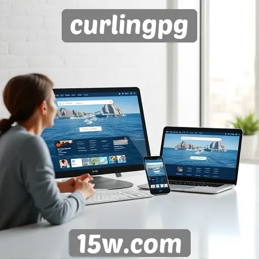Experiência do usuário no curlingpg em diferentes dispositivos